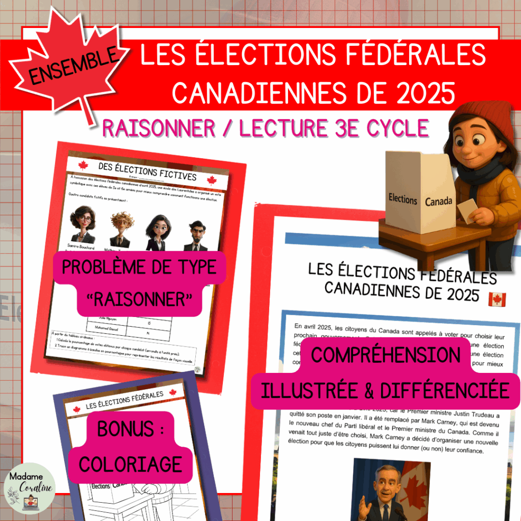 élections fédérales en classe - ensemble spécial élections 2025