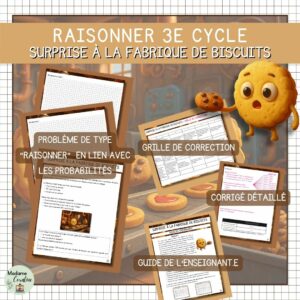 Raisonner 3e cycle - Probabilités, fractions, pourcentages