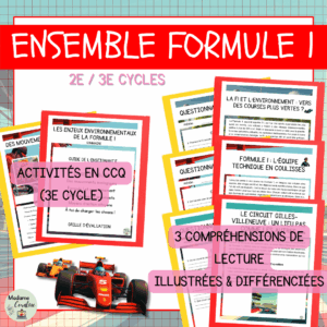 Activités pédagogiques Formule 1