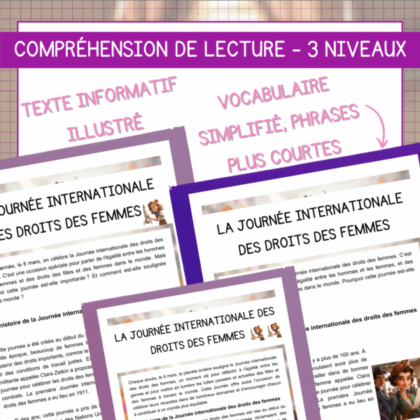 Compréhension de lecture - Journée des droits des femmes – Image 2