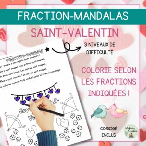 Fraction-Mandala de Saint-Valentin