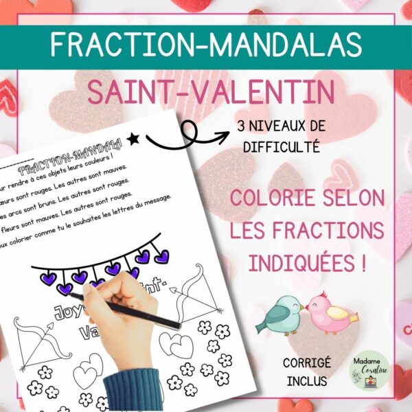 Fraction-Mandala de Saint-Valentin