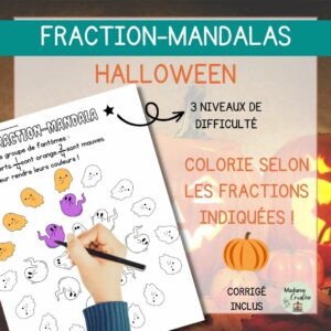 Fraction-Mandala d'Halloween