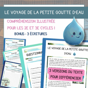 Compréhension de lecture - Cycle de l'eau