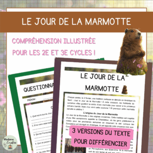 Jour de la Marmotte - Compréhension de lecture