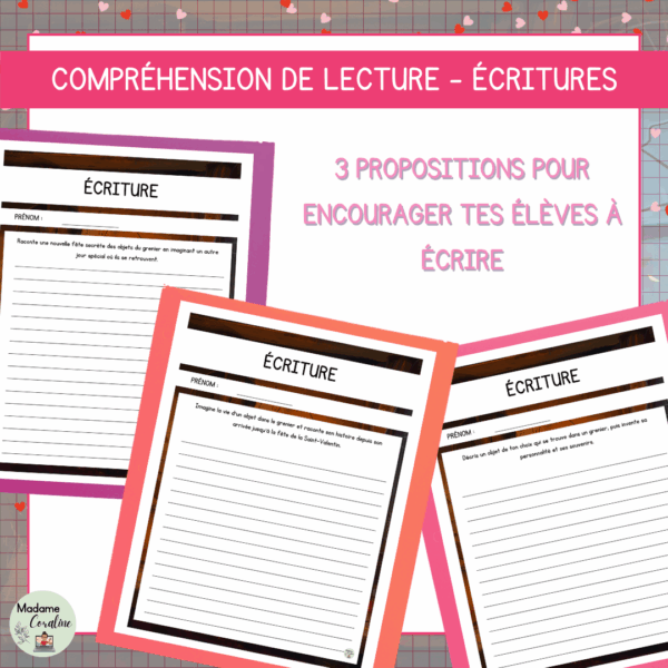 Compréhension de lecture, Écriture - La Saint-Valentin des objets oubliés – Image 4