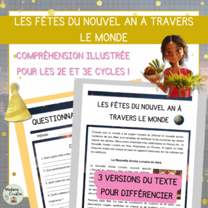 Compréhension de lecture - Nouvel An dans le monde