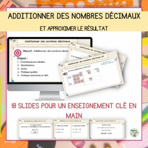 Additionner des nombres décimaux - Clé en main