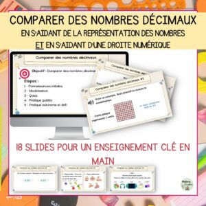 Comparer des nombres décimaux - Clé en main