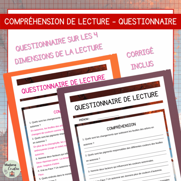 Compréhension de lecture - Les secrets des couleurs de l'automne – Image 3