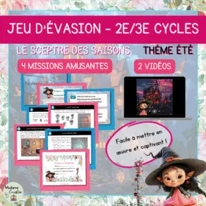 Jeu d'évasion pédagogique - L'été à l'école des sorciers