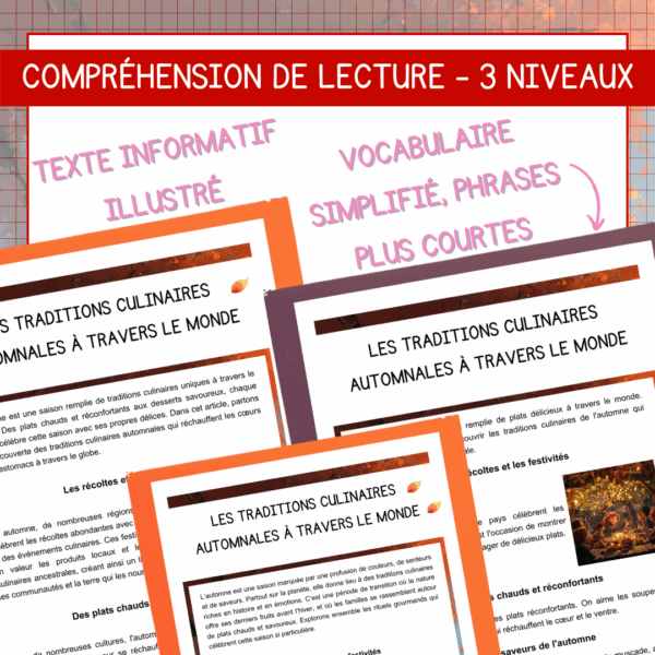 Compréhension de lecture - Les traditions culinaires d'automne à travers le monde – Image 2