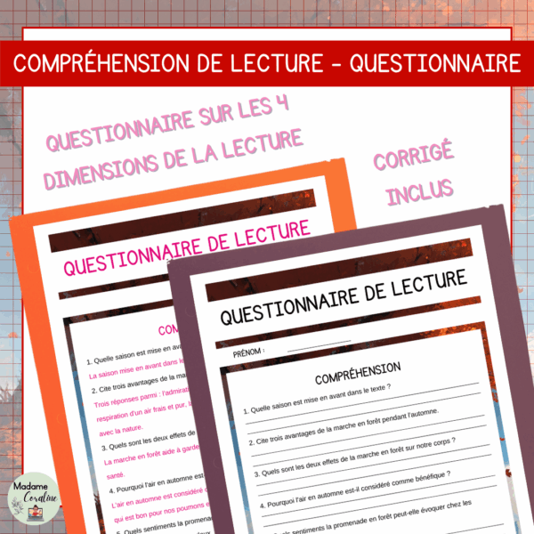 Compréhension de lecture - Les bienfaits de la marche en forêt pendant l'automne – Image 3