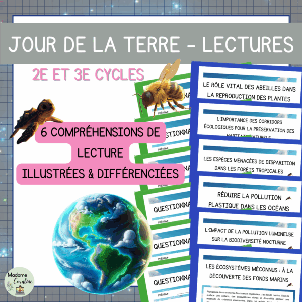 Ensemble - Compréhensions de lecture - Jour de la Terre