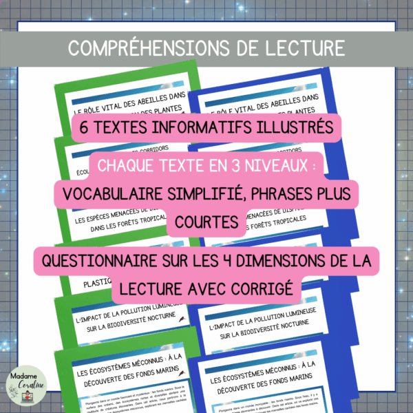Ensemble - Compréhensions de lecture - Jour de la Terre