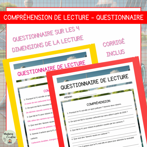 Compréhension de lecture - Les enjeux environnementaux de la Formule 1 – Image 3