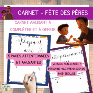 Fête des pères - Livret créatif
