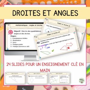 Droites et angles - Clé en main