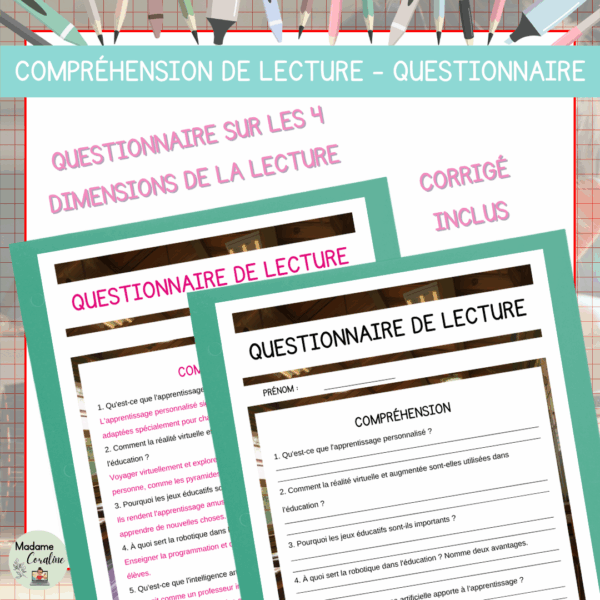 Compréhension de lecture - Rentrée scolaire - Les innovations en éducation – Image 3