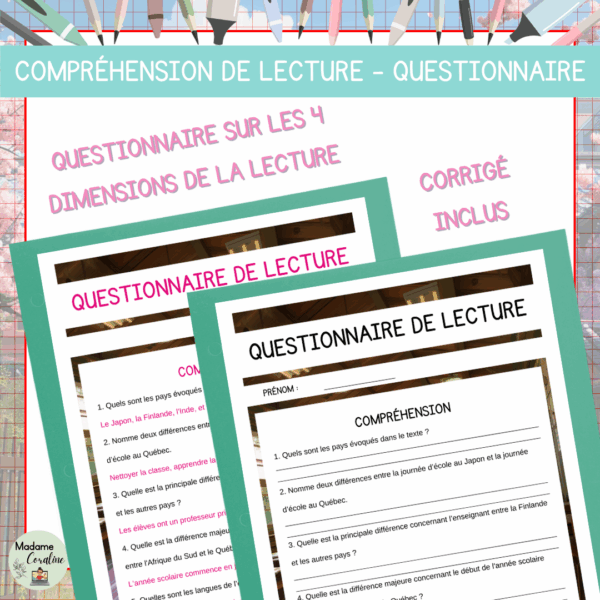 Compréhension de lecture - Rentrée scolaire - L'importance de l'éducation dans différentes cultures – Image 3