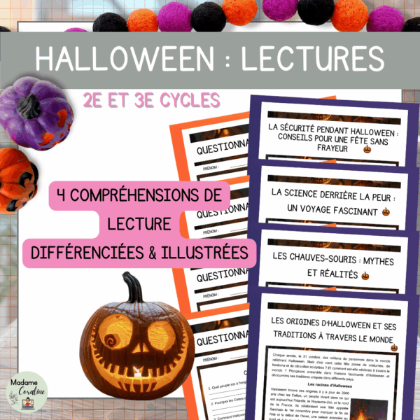 Ensemble - Compréhensions de lecture - Halloween