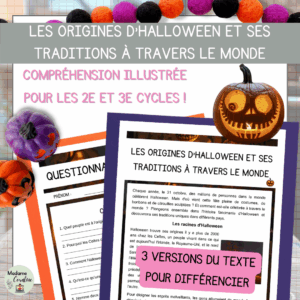 Compréhensions de lecture - Les origines d'Halloween et ses traditions à travers le monde