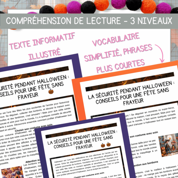 Compréhension de lecture - La sécurité pendant Halloween – Image 2