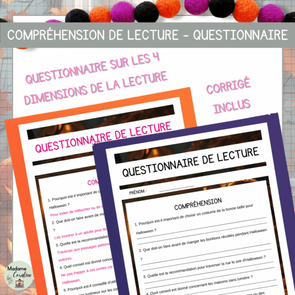Compréhension de lecture - La sécurité pendant Halloween – Image 3