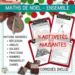Ensemble - Noël Temps des Fêtes - Maths de Noël