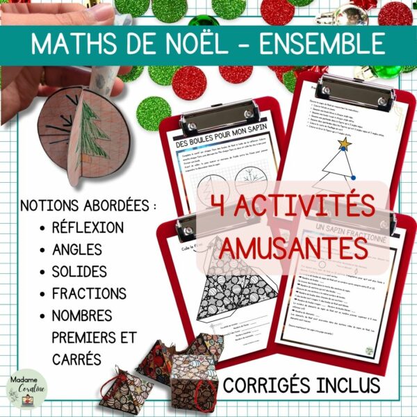 Ensemble - Noël Temps des Fêtes - Maths de Noël