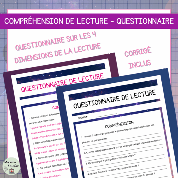 Compréhension de lecture - Fête des pères - Mon père est un extraterrestre – Image 3