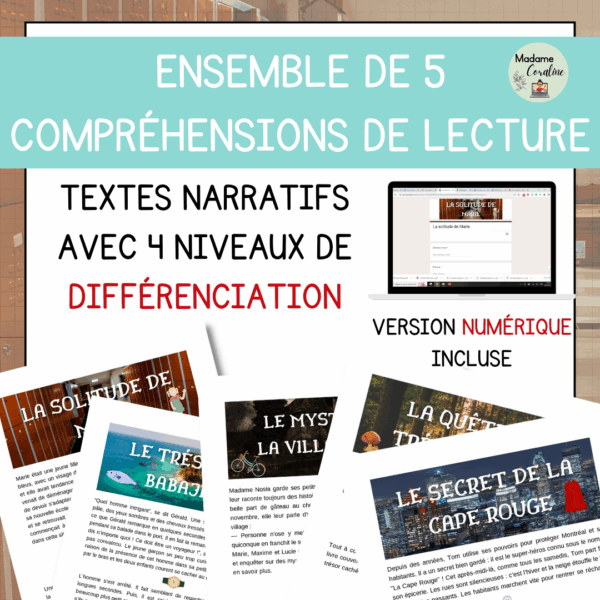Ensemble - Compréhensions de lecture, écriture, différenciation