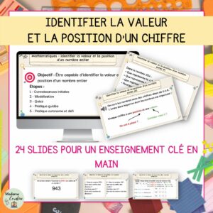 Valeur et position d'un chiffre - Clé en main