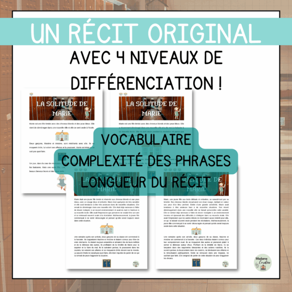 Compréhension de lecture - La solitude de Marie – Image 2