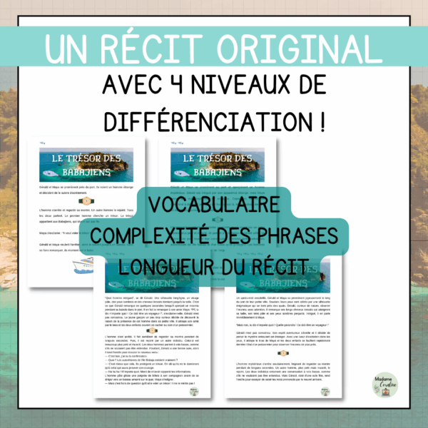 Compréhension de lecture - Le trésor des Babajiens – Image 2