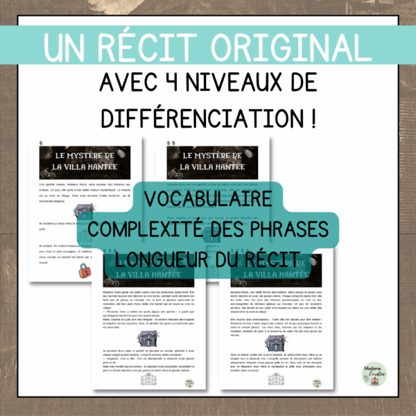 Compréhension de lecture - Le mystère de la villa hantée – Image 2
