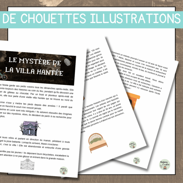 Compréhension de lecture - Le mystère de la villa hantée – Image 3