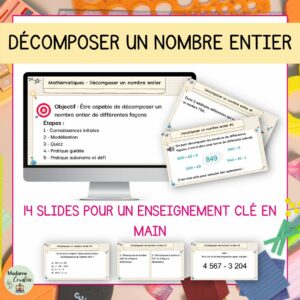 Décomposer un nombre entier - Clé en main