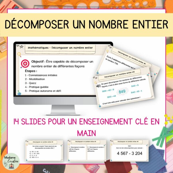 Décomposer un nombre entier - Clé en main