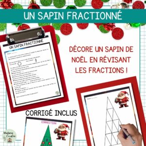 Noël Temps des Fêtes - Un sapin fractionné