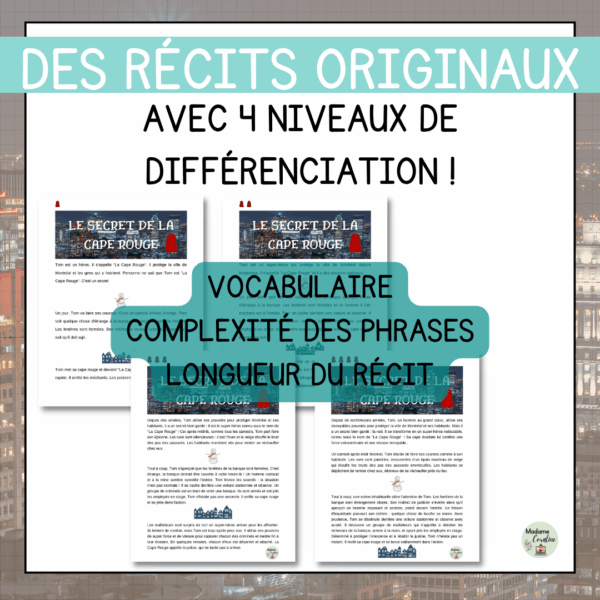 Compréhension de lecture - Le secret de la cape rouge – Image 2