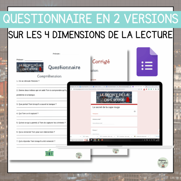 Compréhension de lecture - Le secret de la cape rouge – Image 4