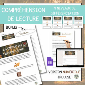 Compréhension de lecture - La quête du trésor caché
