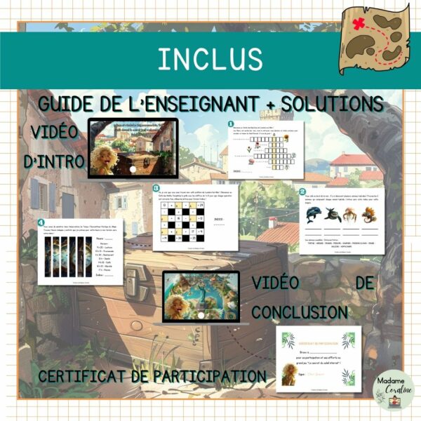 Jeu d'évasion pédagogique de fin d'année - Soleil éternel