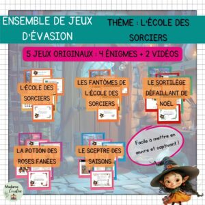 Ensemble - Jeux d'évasion pédagogiques - École des sorciers