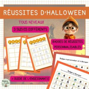 Réussites d'Halloween - Autonomie et rétroactions