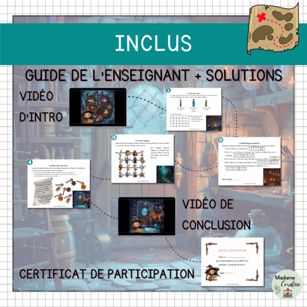 Jeu d'évasion de rentrée - L'école des sorciers - description