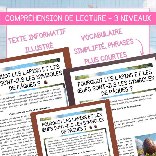 Compréhension de lecture - Pourquoi les lapins et les œufs sont-ils les symboles de Pâques ? – Image 2