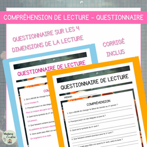 Compréhension de lecture - Poisson d'Avril - Pourquoi fait-on des blagues le 1er avril ? – Image 3