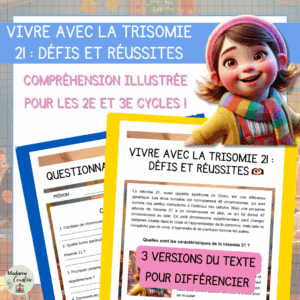 Compréhension de lecture - Journée de la Trisomie 21